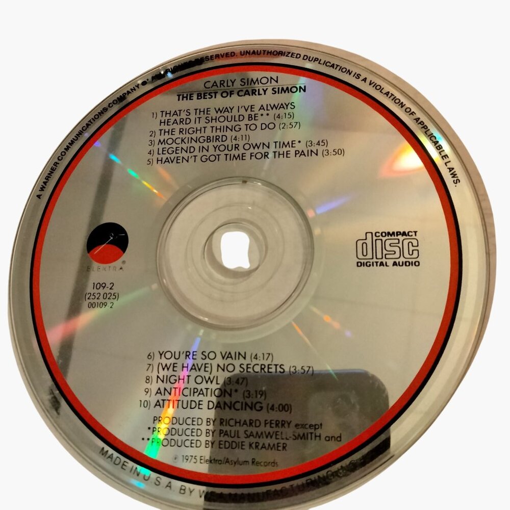 Carly Simon The Best Of Carly Simon Audio CD